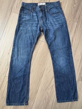 Levi's 513 Slim Straight-Leg Women’s Med Wash Jeans 100% Cotton Sz 18